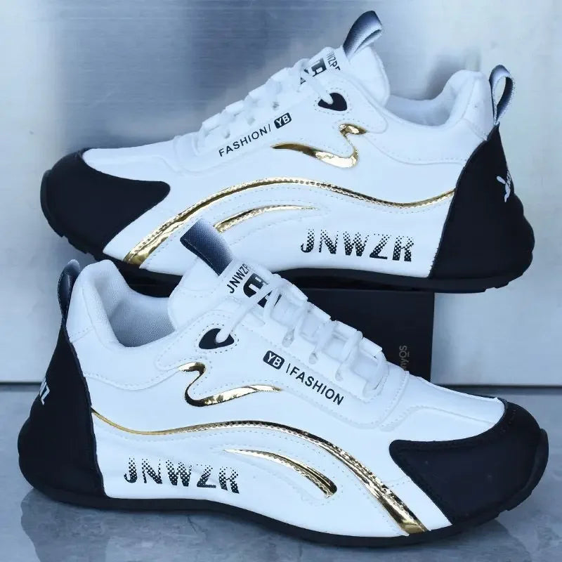 Trendy Men's Shoes Autumn Casual Lightweight Waterproof Anti-Slip Sports Dad Shoes Wear-Resistant for Middle-Aged And Young