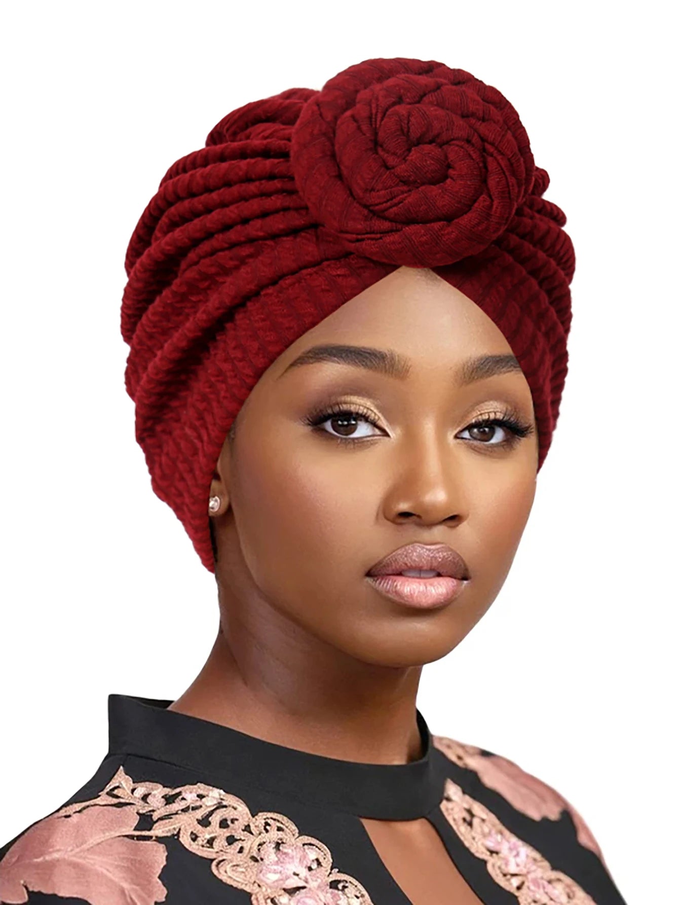 Women’s Elegant Turban Hijab Hat – Soft, Chic & Comfortable
