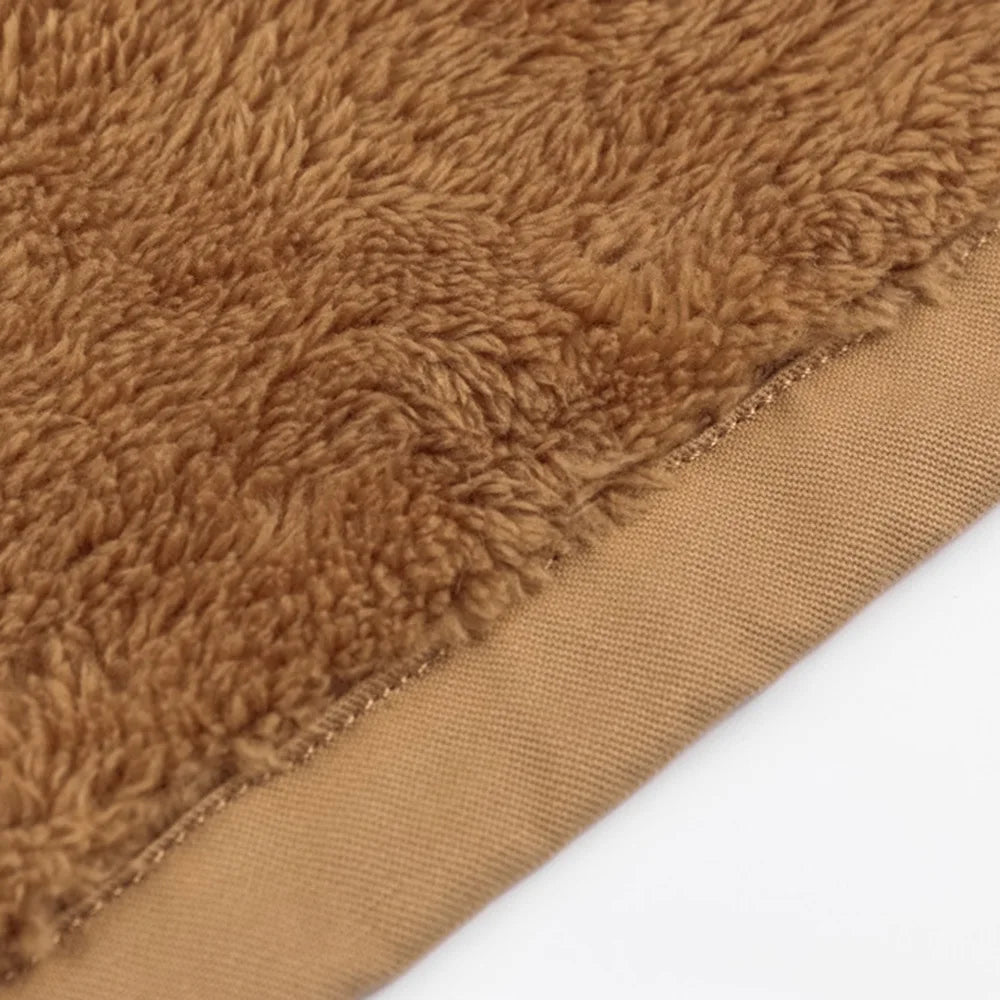 Herrearbeidsklær, tykk, kuldebestandig høst- og vinterjakke, varm, løs og glidelåscardigan for menn, herrejakke Jacket Jacket
