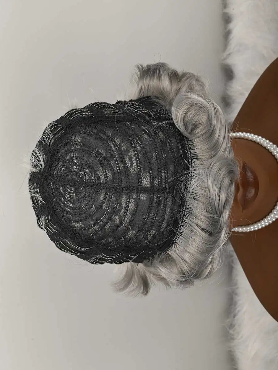 Short Pixie Wigs Short Curly Pixie Wigs Synthetic Wigs Natural Wavy Pixie Cut Wig Short Curly Layered Pixie Wig