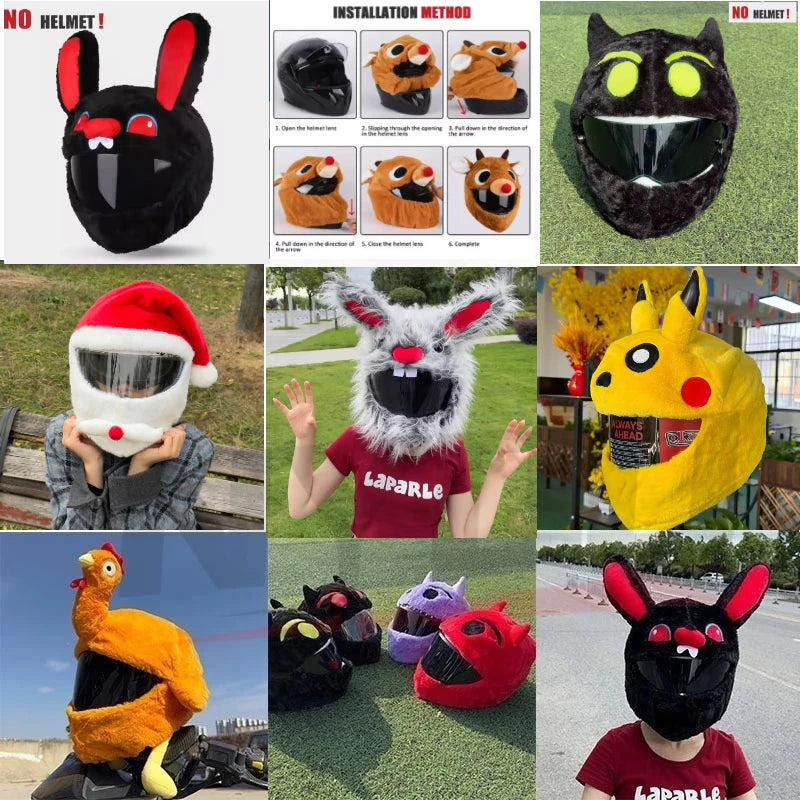 2025 New Motorcycle Helmet Hat Full Helmets Christmas Cap Gift Cover Motorbike Funny Heeds Crazy Case crash Outdoor Personalized