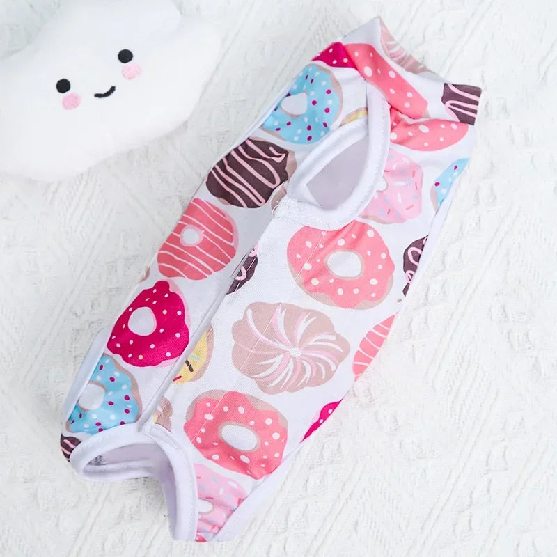 Vêtements de sevrage et de stérilisation pour chats de compagnie, gilet anti-léchage pour petits chiens et chatons, vêtements de récupération après chirurgie féline pour plaies ou maladies cutanées