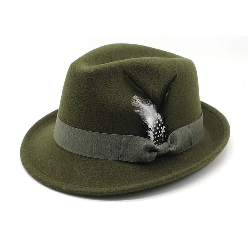 Sombrero de fieltro con lazo