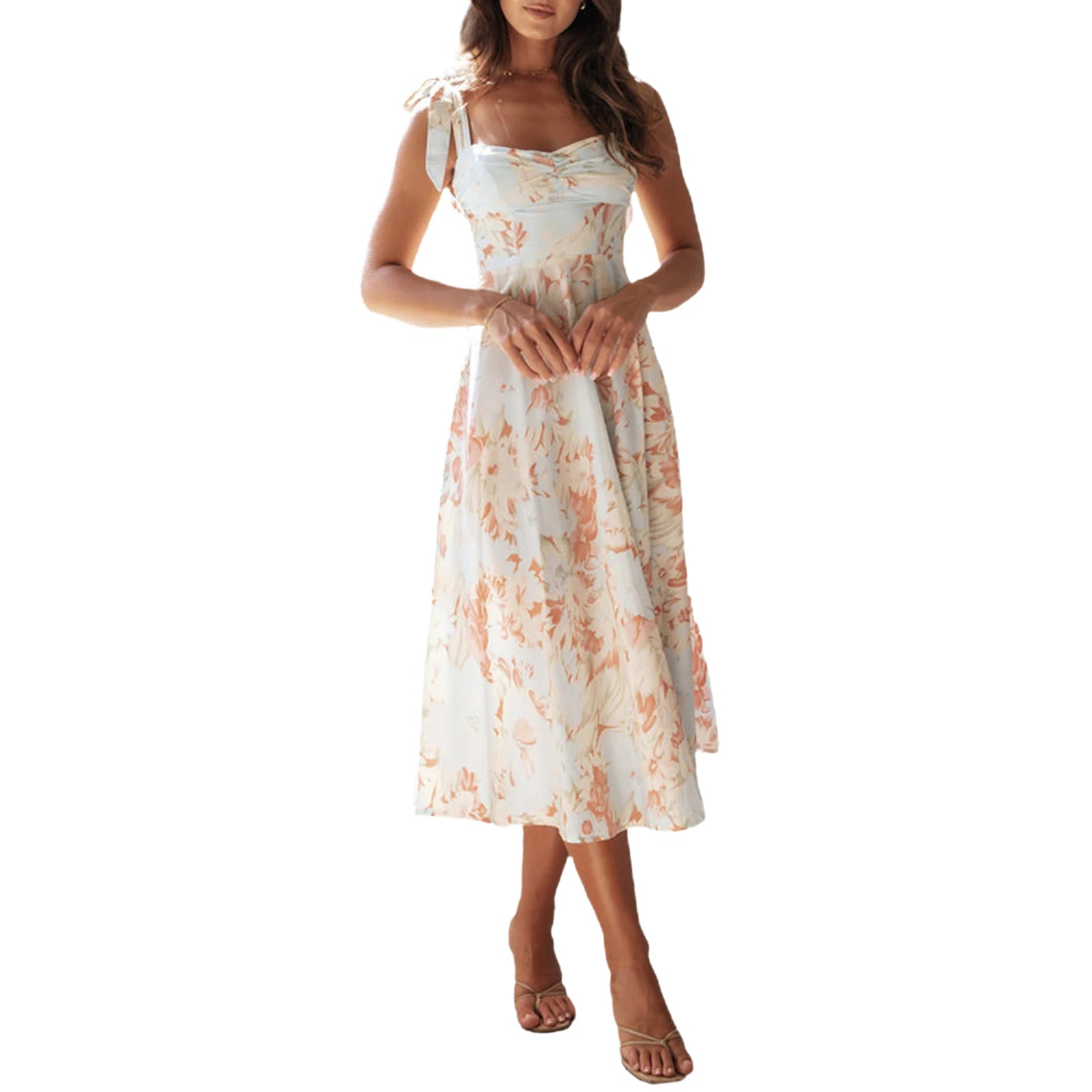 Floral Sling Maxi Dress