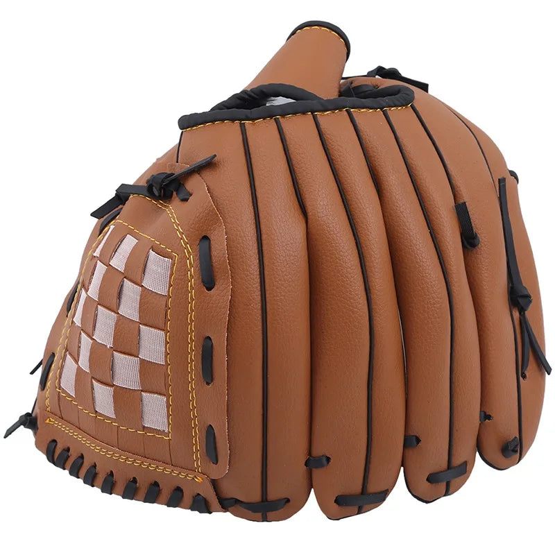Guante de béisbol para deportes al aire libre, equipo de práctica de sóftbol, talla 9.5/10.5/11.5/12.5, para mano izquierda, para niños/adultos, hombres y mujeres, para entrenamiento