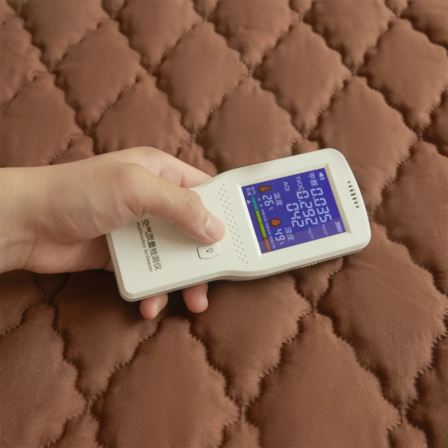 2 stk. vanntette putetrekk, myke, pustende putetrekk til sengbeskytter, 50x75cm, grå/blå/grønn/rød