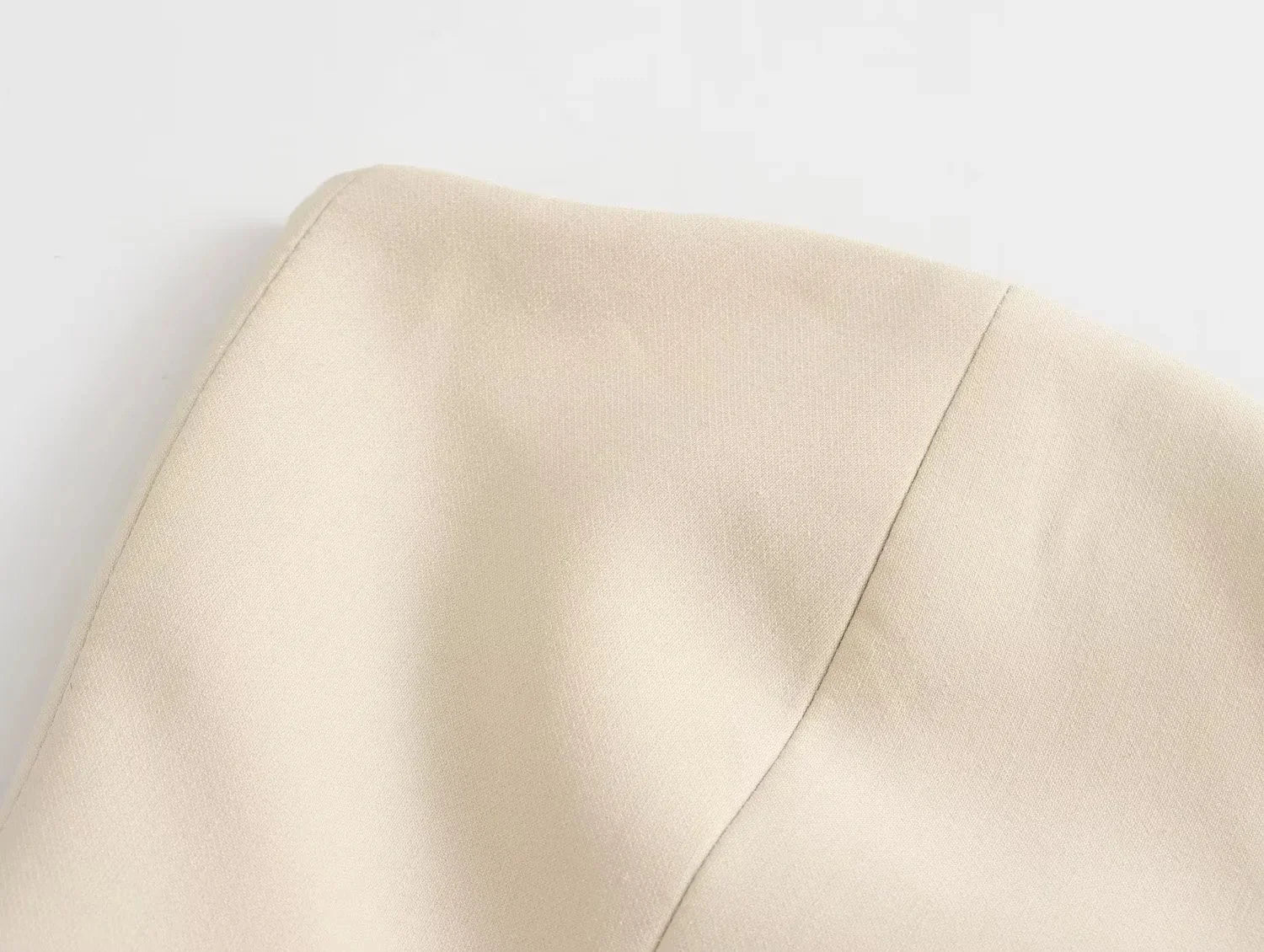 Traje de pantalón elegante sólido para mujer, tops sin tirantes sexy con botones delanteros + conjunto de pantalón con aberturas laterales, moda urbana femenina