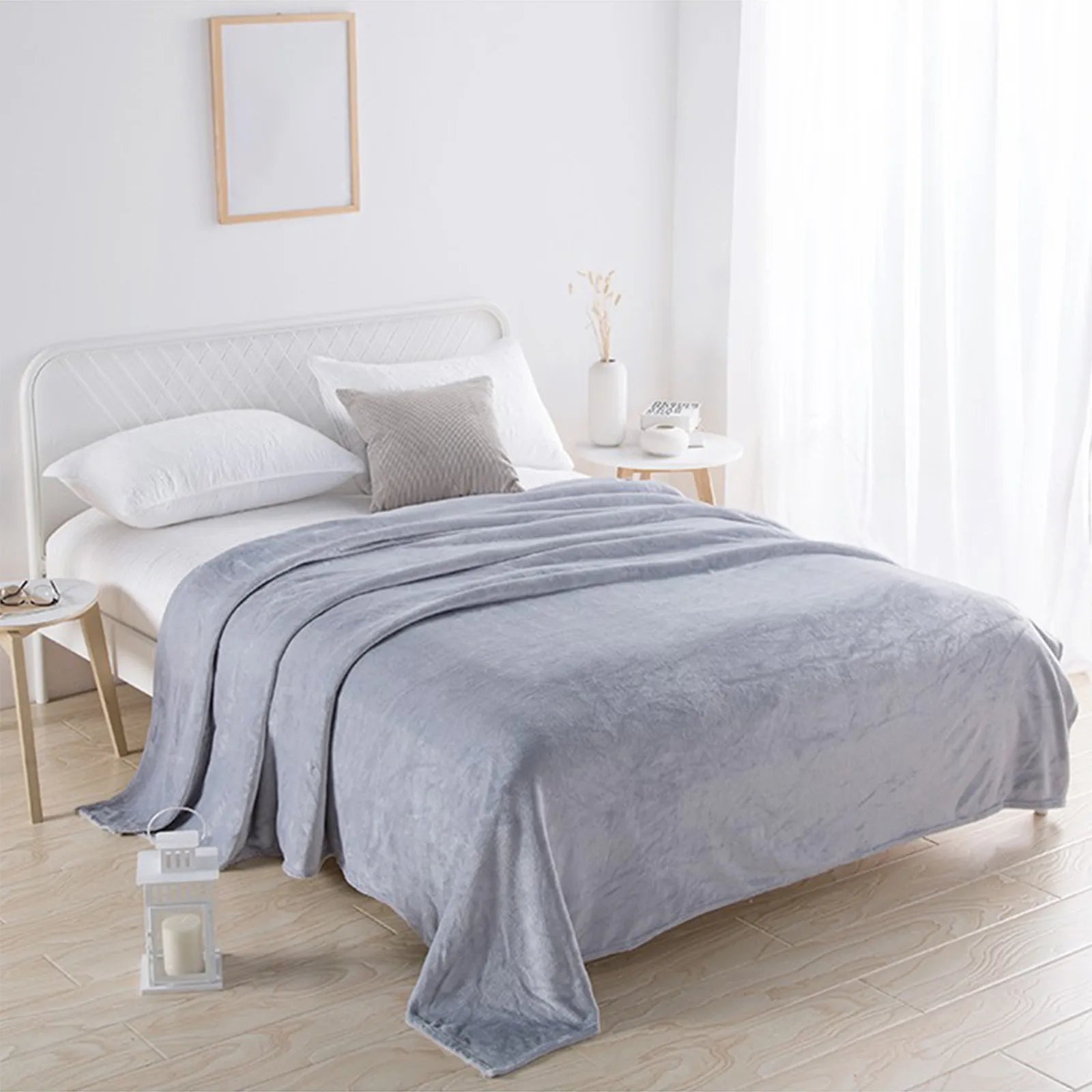 Fleece-tepper Enkelt tvillingteppe til seng Full størrelse fleece-kasteteppe Varme tepper til vinteren Koselig teppe til skuldre og knær