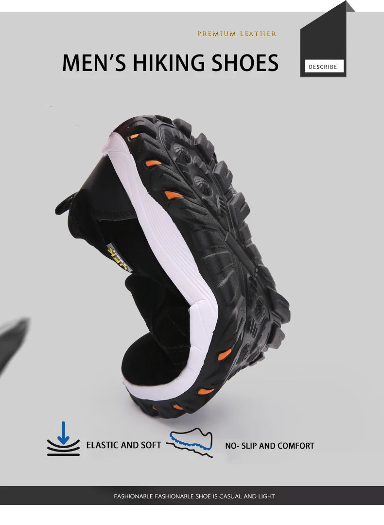 Zapatillas de exterior para hombre, calzado deportivo para caminar, calzado cómodo para hombre, calzado para escalar y senderismo para hombre