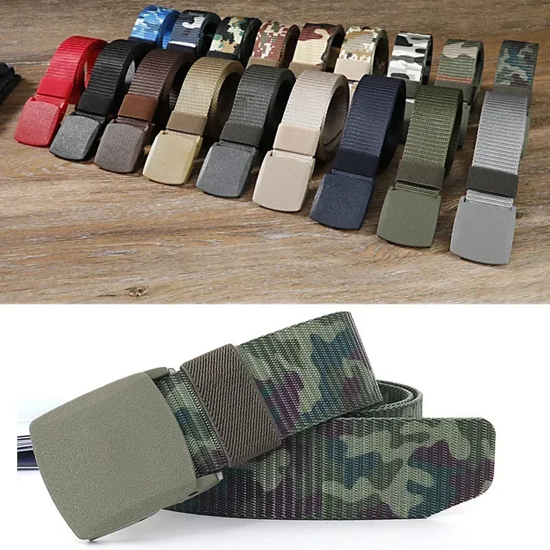 Sports Outdoor Belts for Men Women 110/120/130/140/150/160/170cm Camo - Belts Casual Jeans Accessories Branded