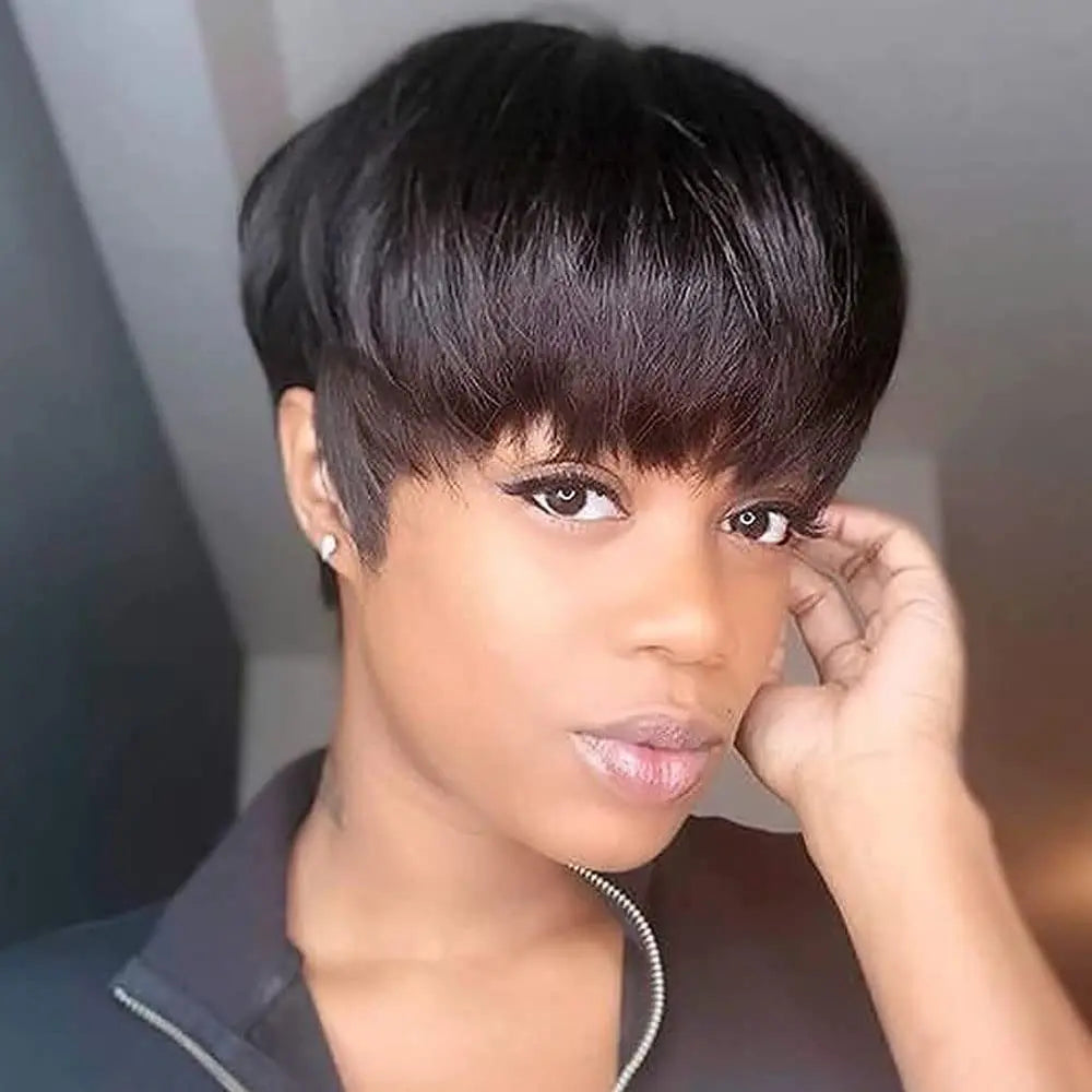 6" Layered Pixie Wig