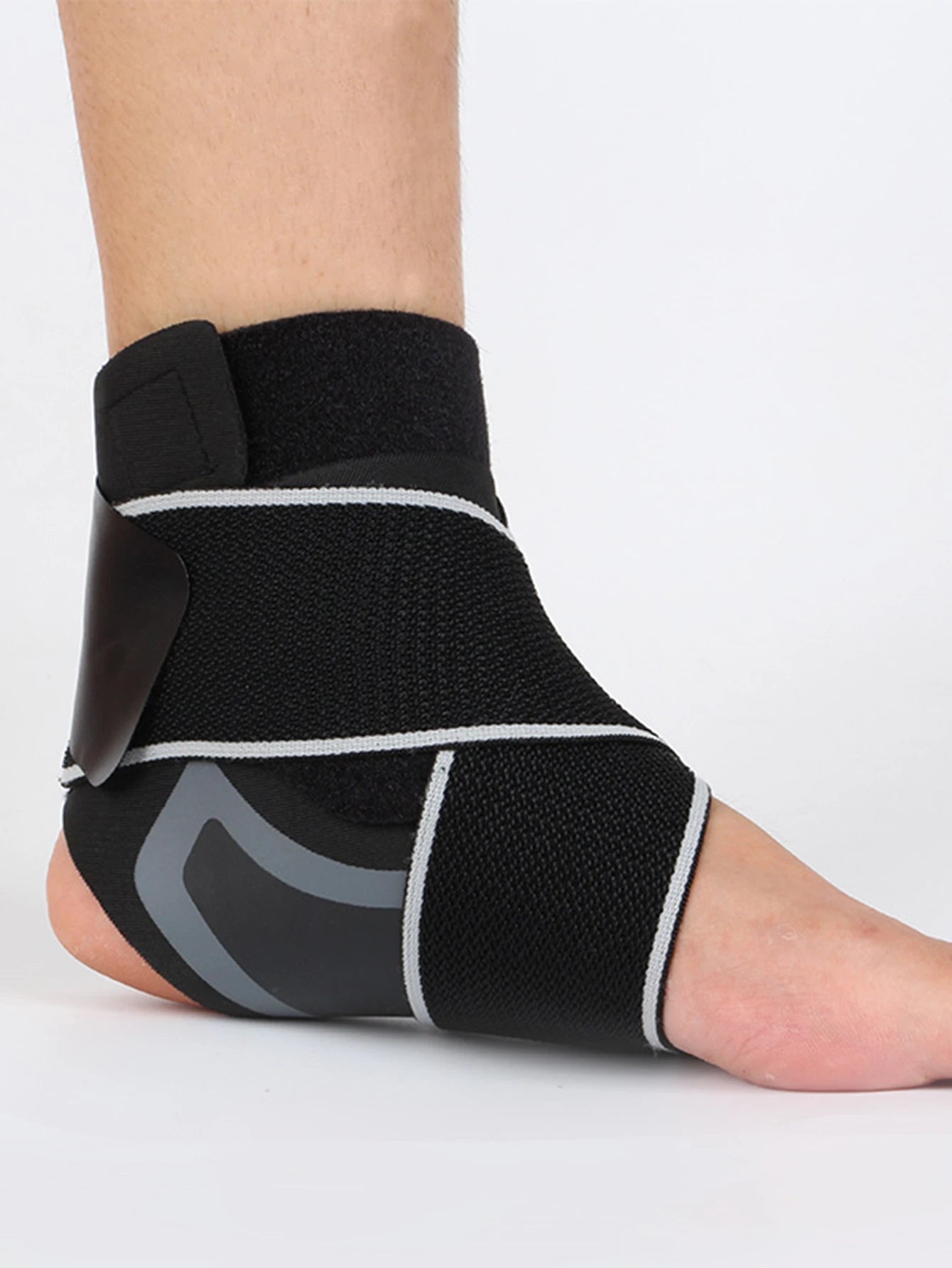 1 paire de protège-chevilles de sport, résistant à la pression, anti-entorse, chaussettes de cheville, pour le basket-ball et le football en plein air