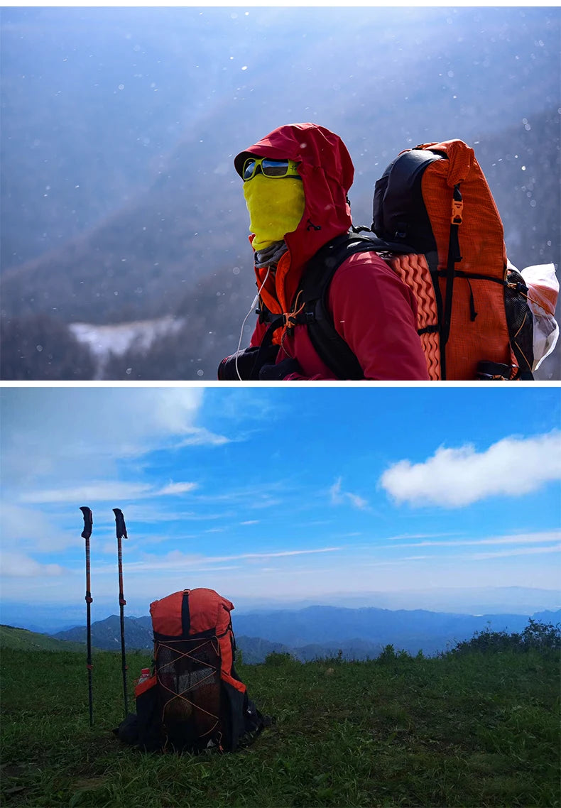 Sac à dos de randonnée léger et imperméable 3F UL Gear 40 + 16 L, pour camping, voyage, escalade, trekking, avec sangle réglable