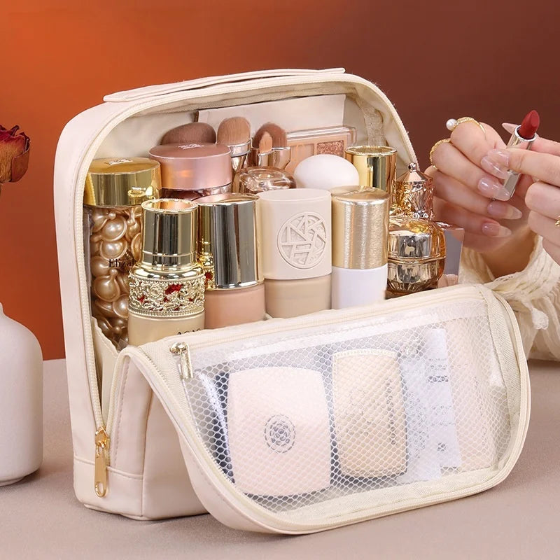 Magnetic Standing Makeup Bag