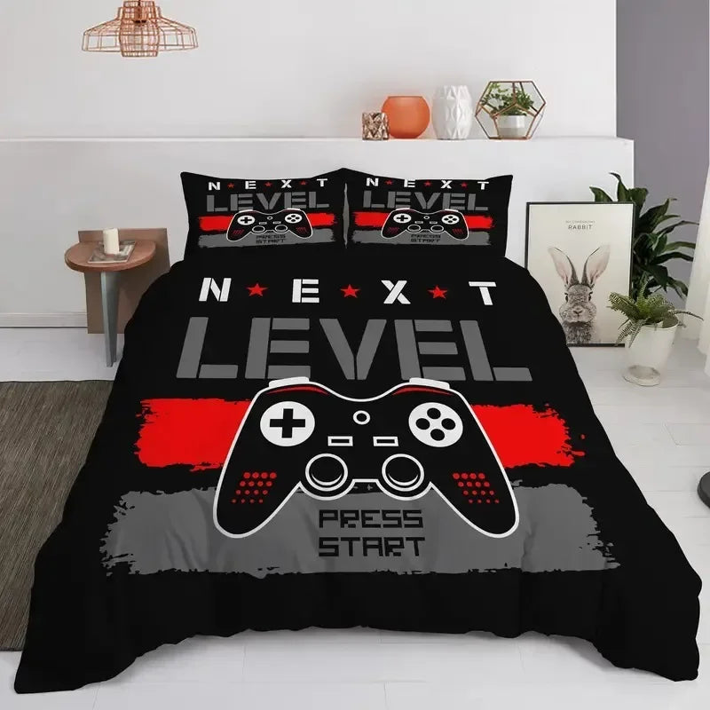 Juego de funda de edredón para jugadores