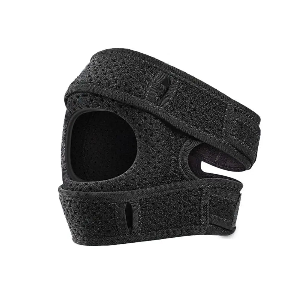 Soporte para equipo deportivo Rodilleras transpirables ajustables con correa rotuliana que mejoran la estabilidad de las articulaciones Cómodo soporte de rodilla para deportes al aire libre