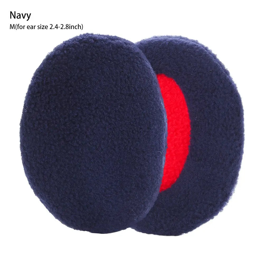 Bandless Ear Muffs Fleece Ear Muffs Thick Winter Windproof Warm Ear Covers Cold Weather Ear Warmer for Men Women