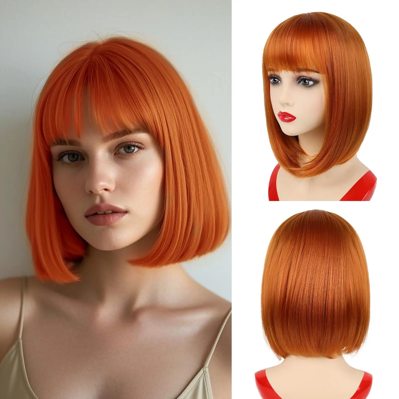 Wine Red Bob Wig
