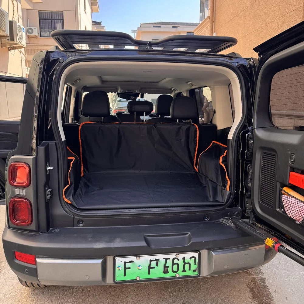 Funda de asiento de coche impermeable para perros, maletero, transportador de perros, alfombrilla de viaje, hamaca para perros pequeños, medianos y grandes