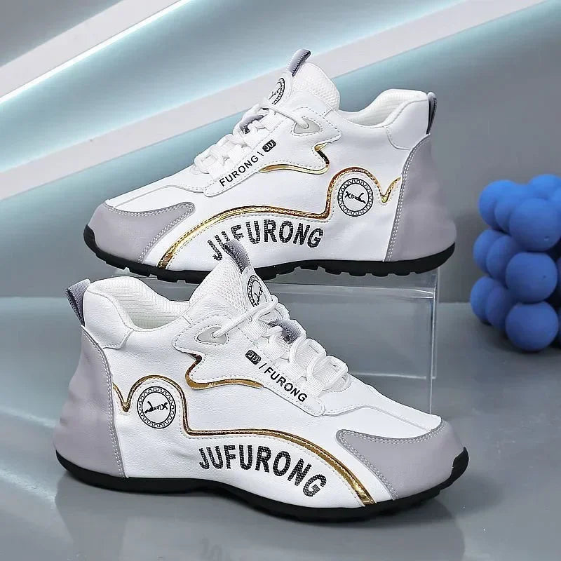 Herre Luksus Sneakers Sportssko Dame Uformelle Sneakers Tykke Sneakers Par Nye Designer Myksålede Løpesko i Skinn