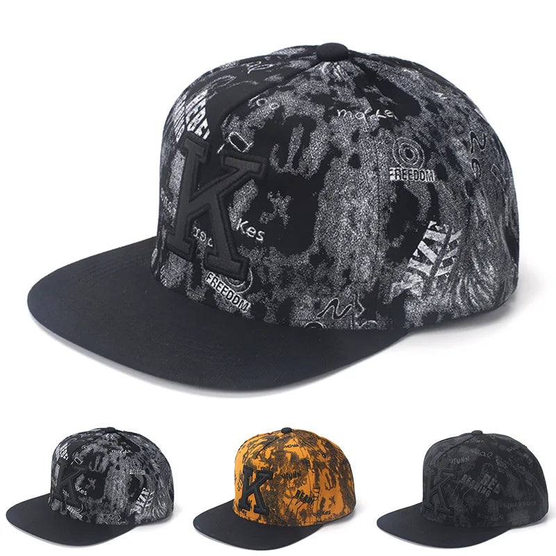 Gorras de béisbol de moda para hombres y mujeres, ajustables con letras bordadas, gorras de hip hop, sombrero para el sol, gorra Snapback Unisex, venta al por mayor