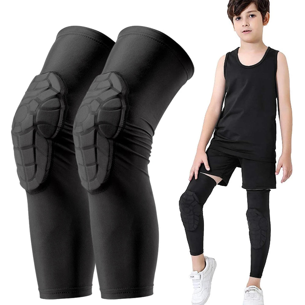 Rodilleras anticolisión para niños de 3 a 12 años, coderas para baloncesto, mangas para rodillas, fútbol, voleibol, bicicleta, lucha libre, equipo de protección