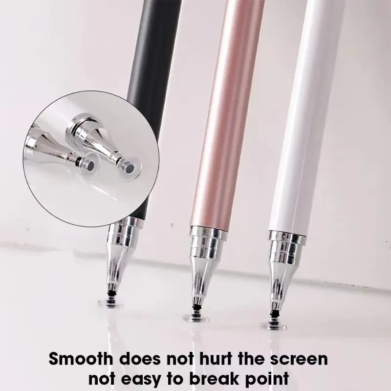Stylet capacitif universel 2 en 1 pour tablette et téléphone intelligent, 3/1 pièces, stylos de dessin pour iPhone/Android, tous écrans tactiles capacitifs