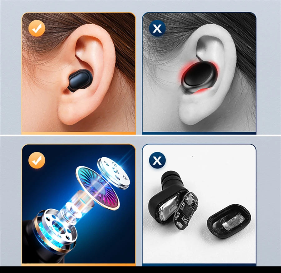 Auriculares inalámbricos E7S TWS Auriculares Bluetooth Sonido HIFI sin pérdidas Auriculares deportivos impermeables para todos los smartphones