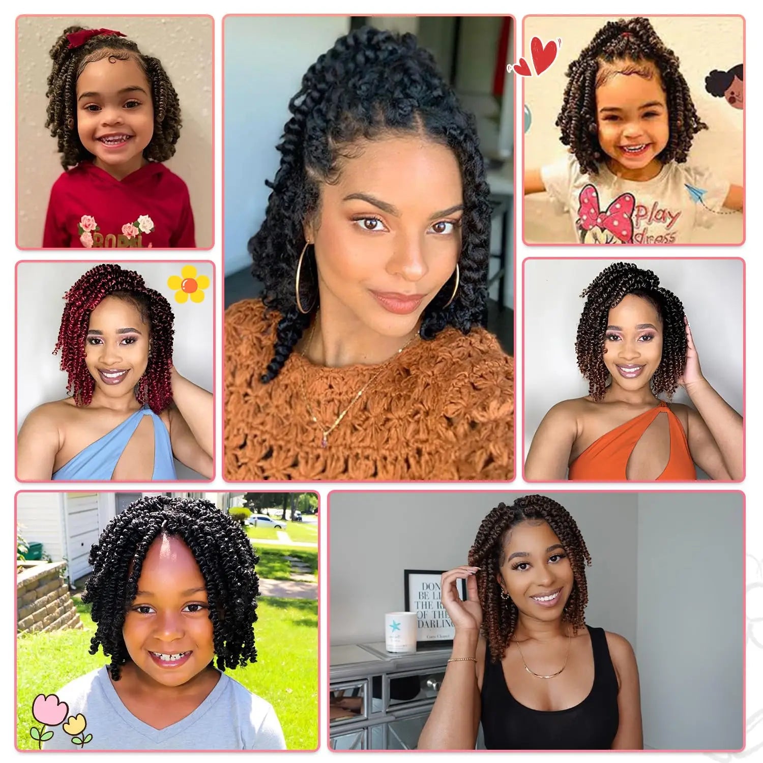 Heklet hår med lidenskapstwist