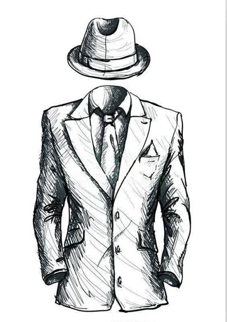 Men Suits High Quality Black 3 Piece Jacket Pants Vest Elegant Blazer Luxury Outfits Set Wedding Evening Party Costume Homme