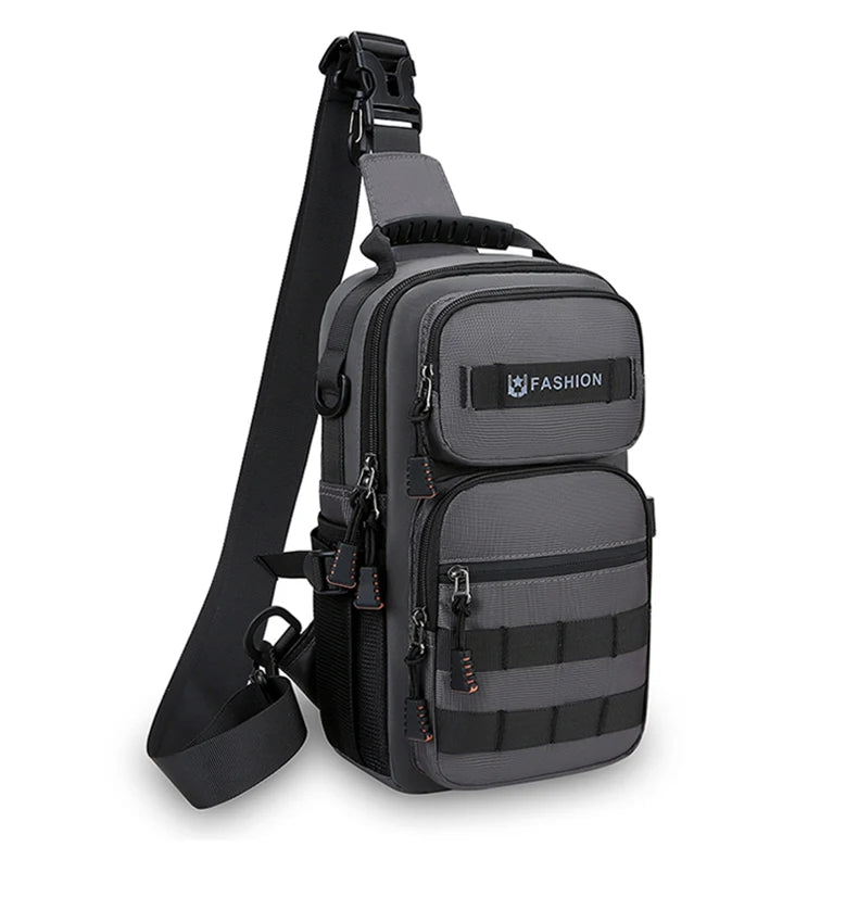 Sac de poitrine de randonnée, sac à dos de voyage multifonctionnel Molle, sac à main léger, pochette pour équipement d'escalade de cyclisme en plein air, grand sac amusant
