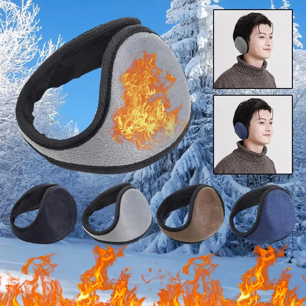 Thicken Winter Unisex Headphones Fleece Warmer Earmuff Warm Plush Cloth Ear Muffs Cover Earwarmers Earlap Warmer Ear Protector