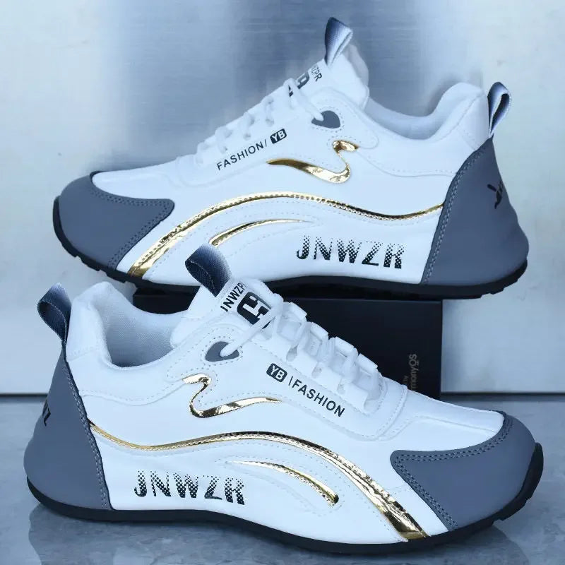 Trendy Men's Shoes Autumn Casual Lightweight Waterproof Anti-Slip Sports Dad Shoes Wear-Resistant for Middle-Aged And Young