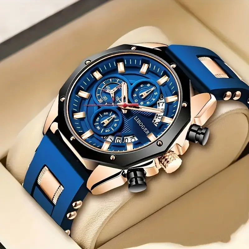 Men’s Silicone Business Sports Watch