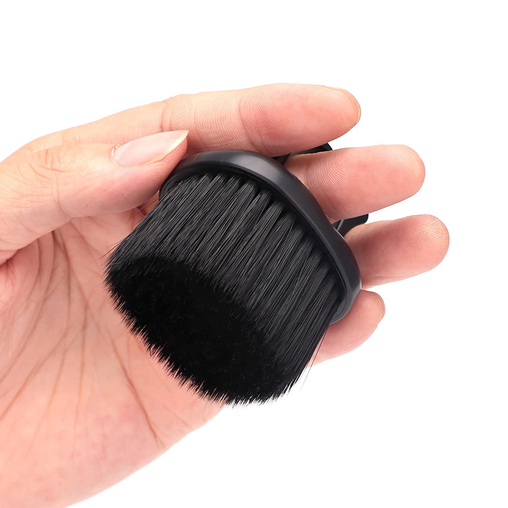 Cepillo de dedos para peluquería, cepillo para limpiar el cabello, cepillo para quitar el polvo del cuello, cepillos profesionales de peluquería, herramientas de estilismo