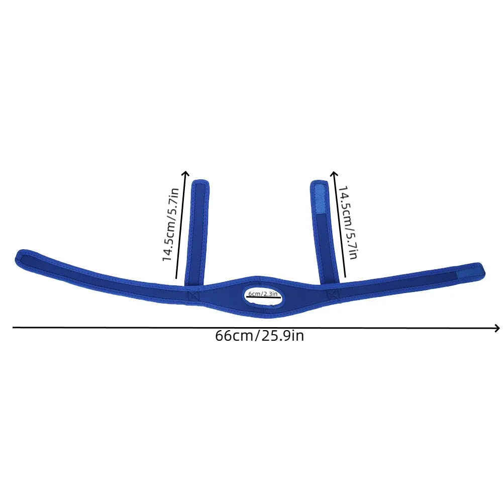 Nueva correa antironquidos de neopreno, cinturón antironquidos, solución para la apnea de la mandíbula, soporte para dormir, cinturón para la apnea, herramienta ajustable para el cuidado del sueño