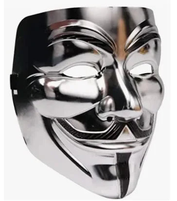 Máscaras de Cosplay de Halloween Máscara de Anónimo de V de Vendetta para Adultos y Niños, Máscara Temática de Película, Regalo de Fiesta, Accesorio de Disfraz de Cosplay