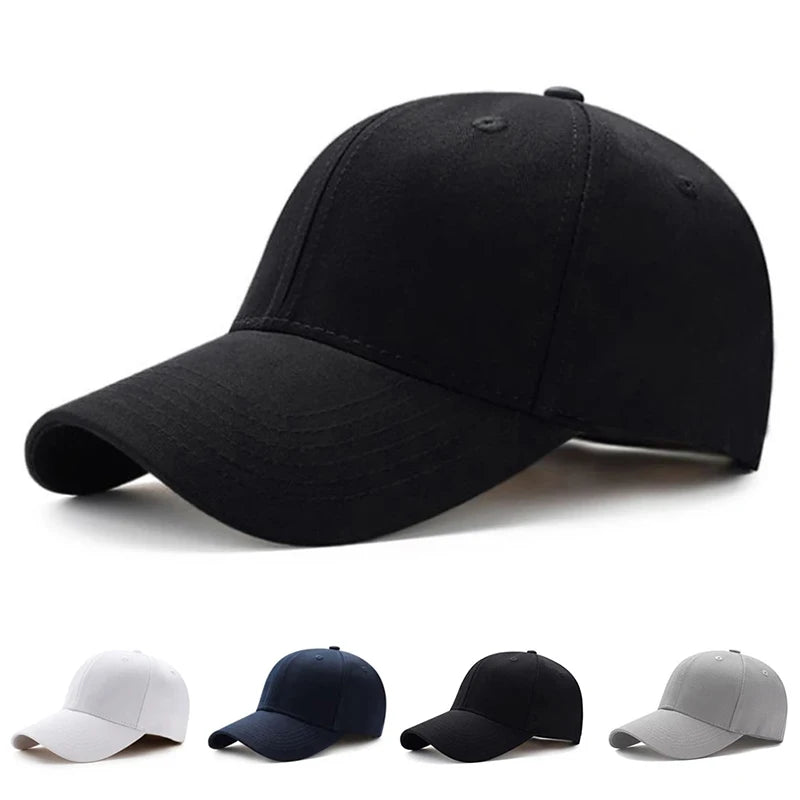 Gorra de béisbol a prueba de polvo para exteriores, sombrero unisex liso con visera curvada, gorras de ocio ajustables de color sólido a la moda para hombres y mujeres