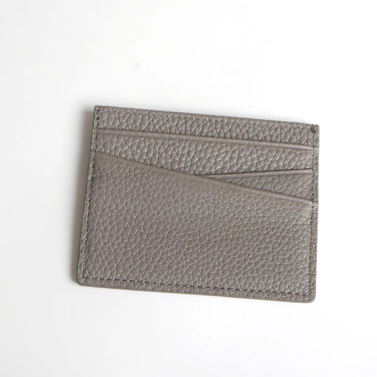 Tarjetero de lujo 100% cuero genuino para negocios, hombres, identificación, estuche para tarjetas de crédito, moda, regalo para mujeres, mini cartera delgada