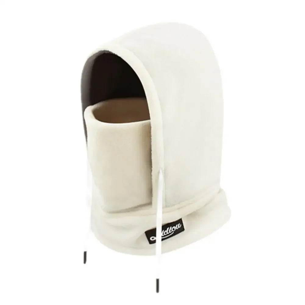 Nueva Máscara de Esquí Balaclava de Lana de Cara Completa para Invierno Gorro Cortavientos Cálido de Felpa para Cuello, Capucha Gruesa para Exteriores