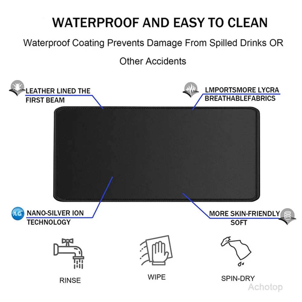 Gaming musematte musematte gamer skrivebordsmatte stor tastaturmatte xll teppe databordoverflate for tilbehør xl ped mauspad