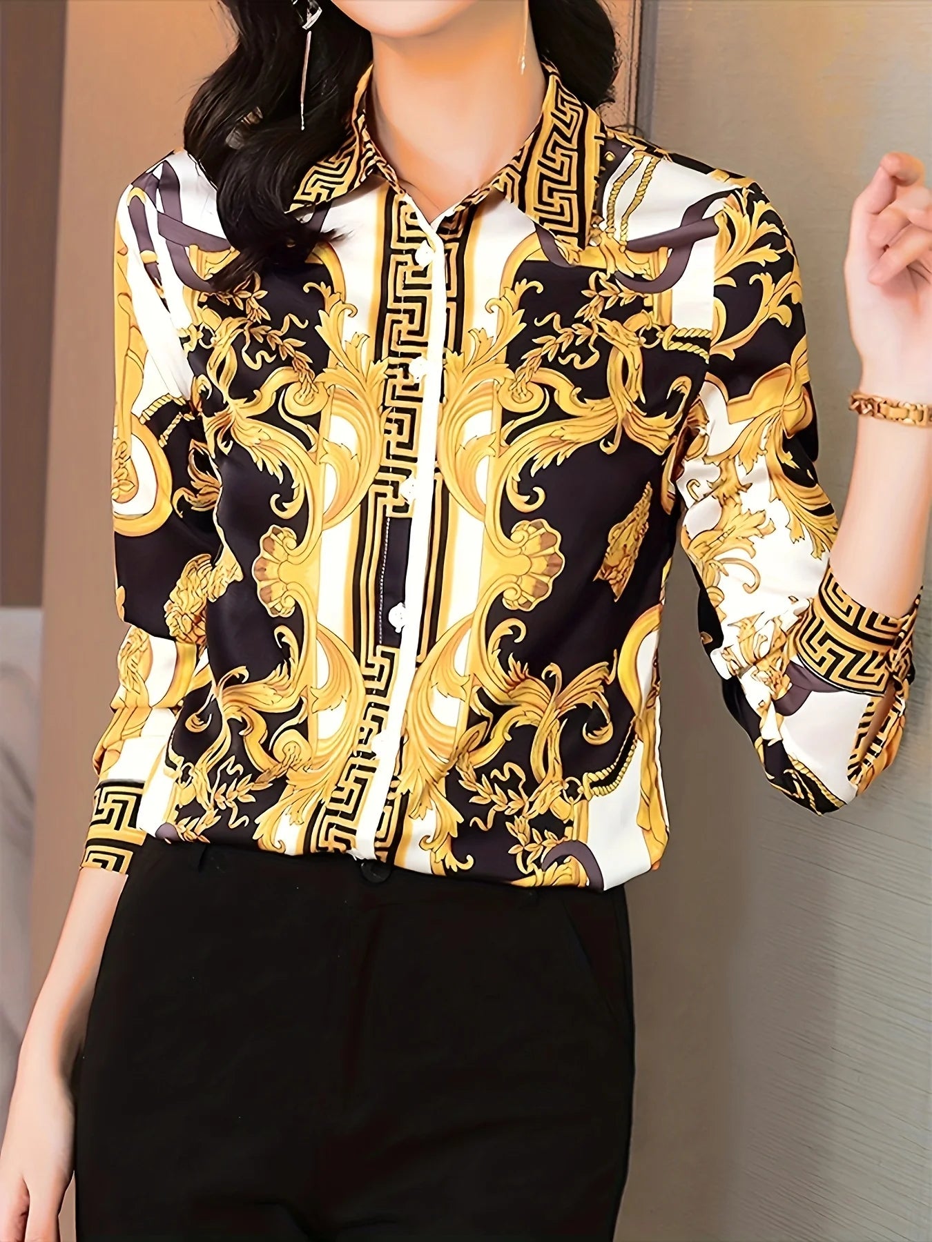 Women’s Elegant Blouse – Chic, Versatile & Perfect for Any Occasion