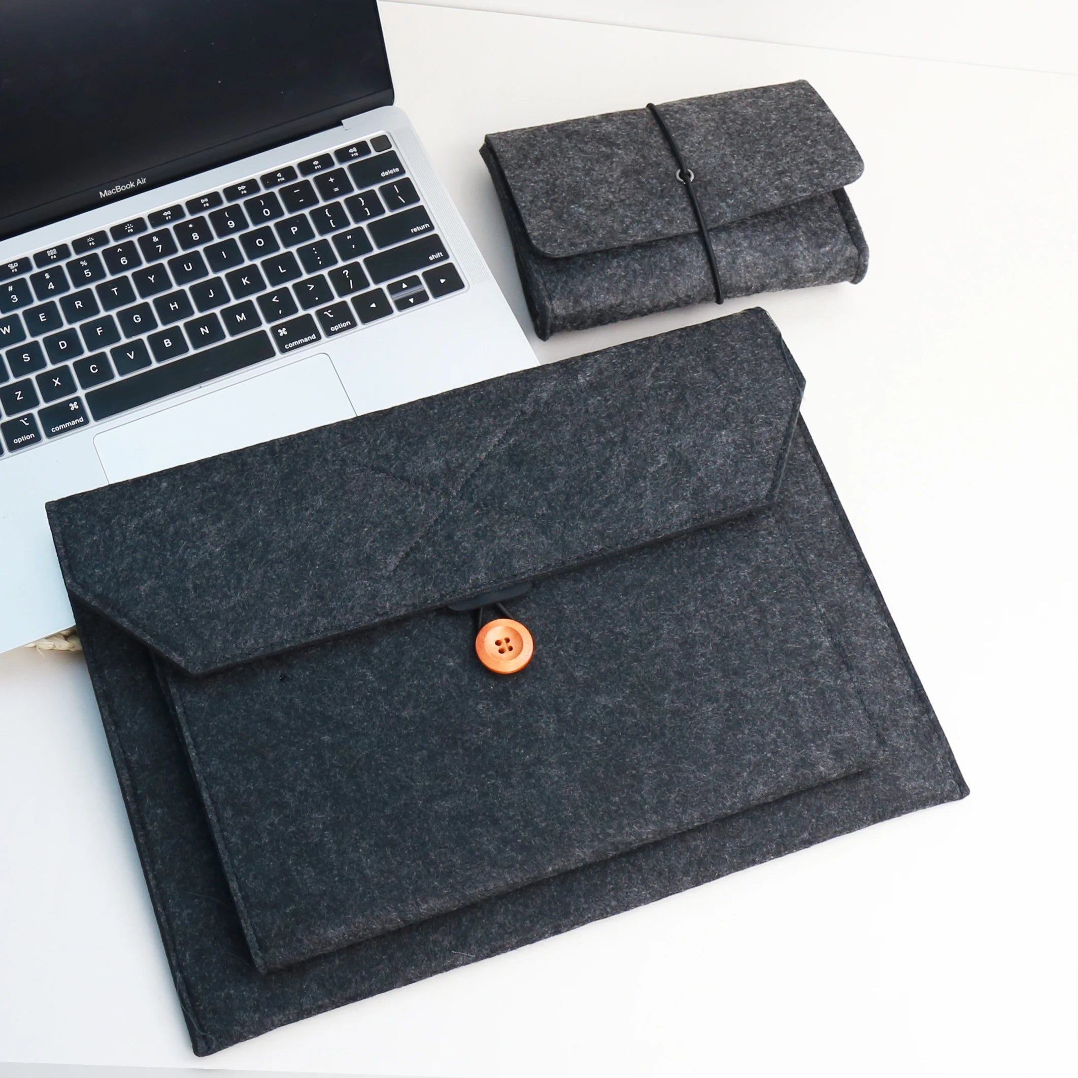 PC-veske i ullfilt til 11, 12, 13, 14, 15, 16 tommer, bærbar PC-veske til Macbook, Xiaomi, Huawei, Lenovo, Dell, ASUS, Acer