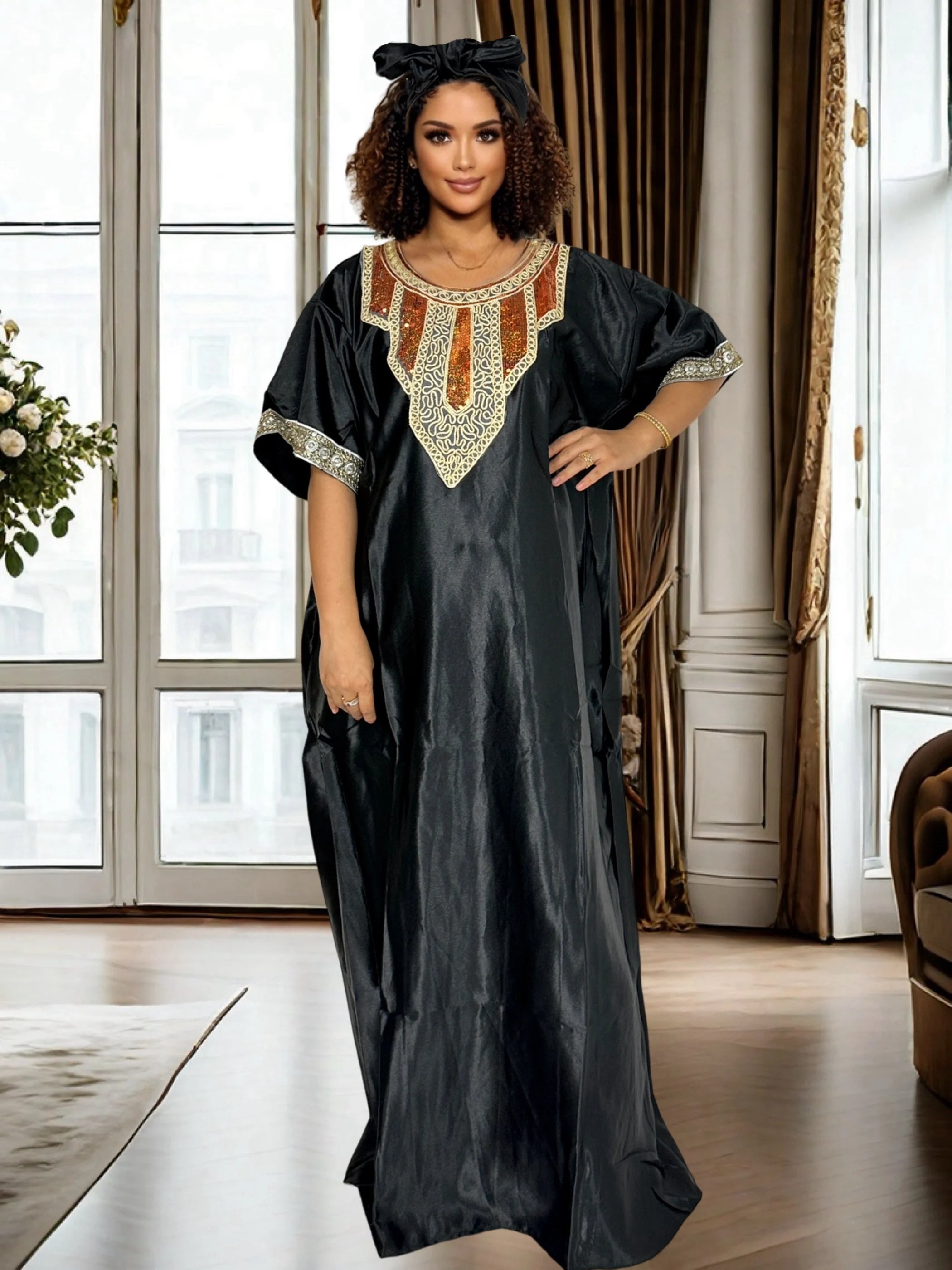 Moda Femenina Abaya Caftán