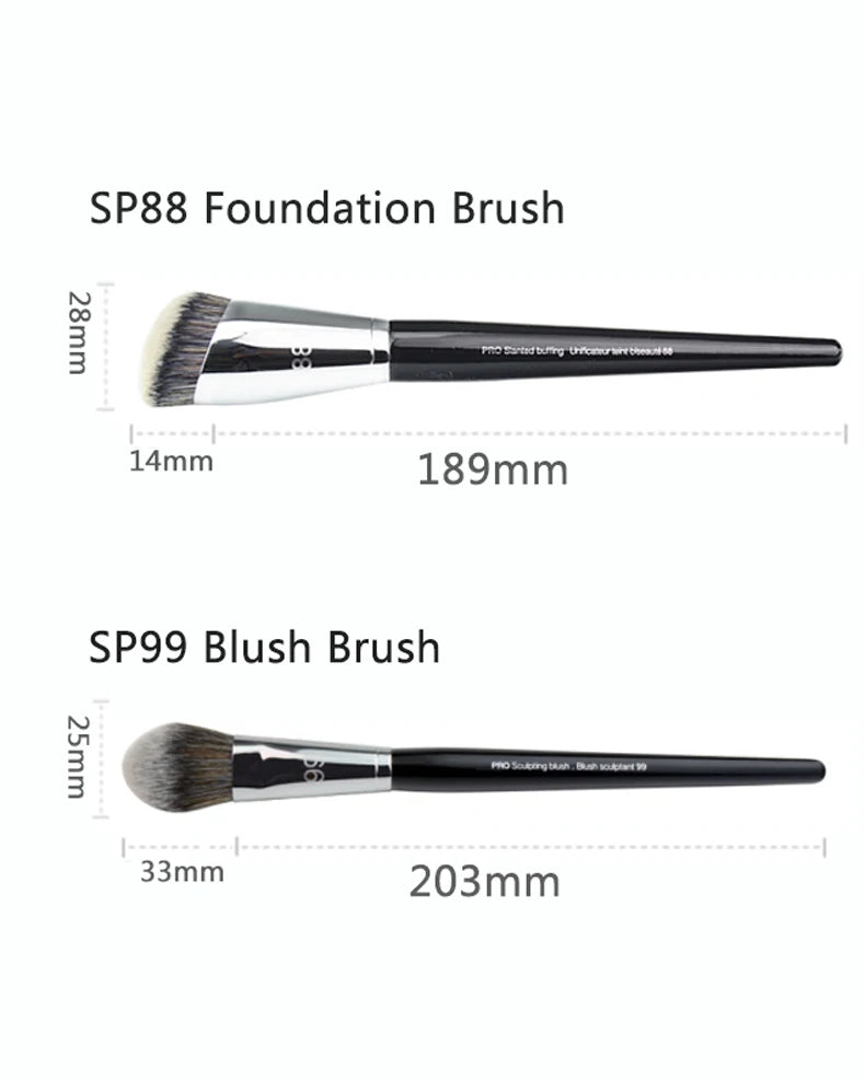 1 unidad de brochas de maquillaje para polvos sueltos, colorete, base, corrector, pincel de sombra de ojos, herramientas cosméticas de belleza para mujeres