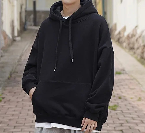 Sudadera con capucha para hombre, a la moda, cálida, con estampado gráfico, estilo Hip Hop, informal, tipo jersey, ropa de calle, para primavera y otoño, nueva