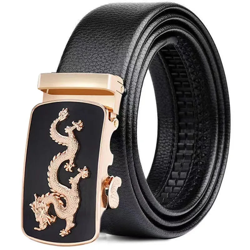 Automatic Buckle Leather Belt