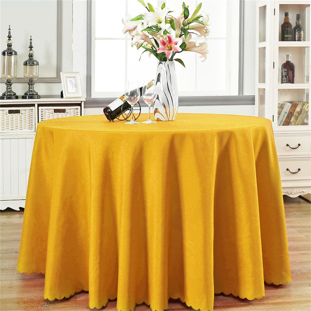 1 ud. Mantel de color liso, mantel redondo, 300 cm de diámetro, mantel, mantel de restaurante, mantel de hotel, mantel de hotel