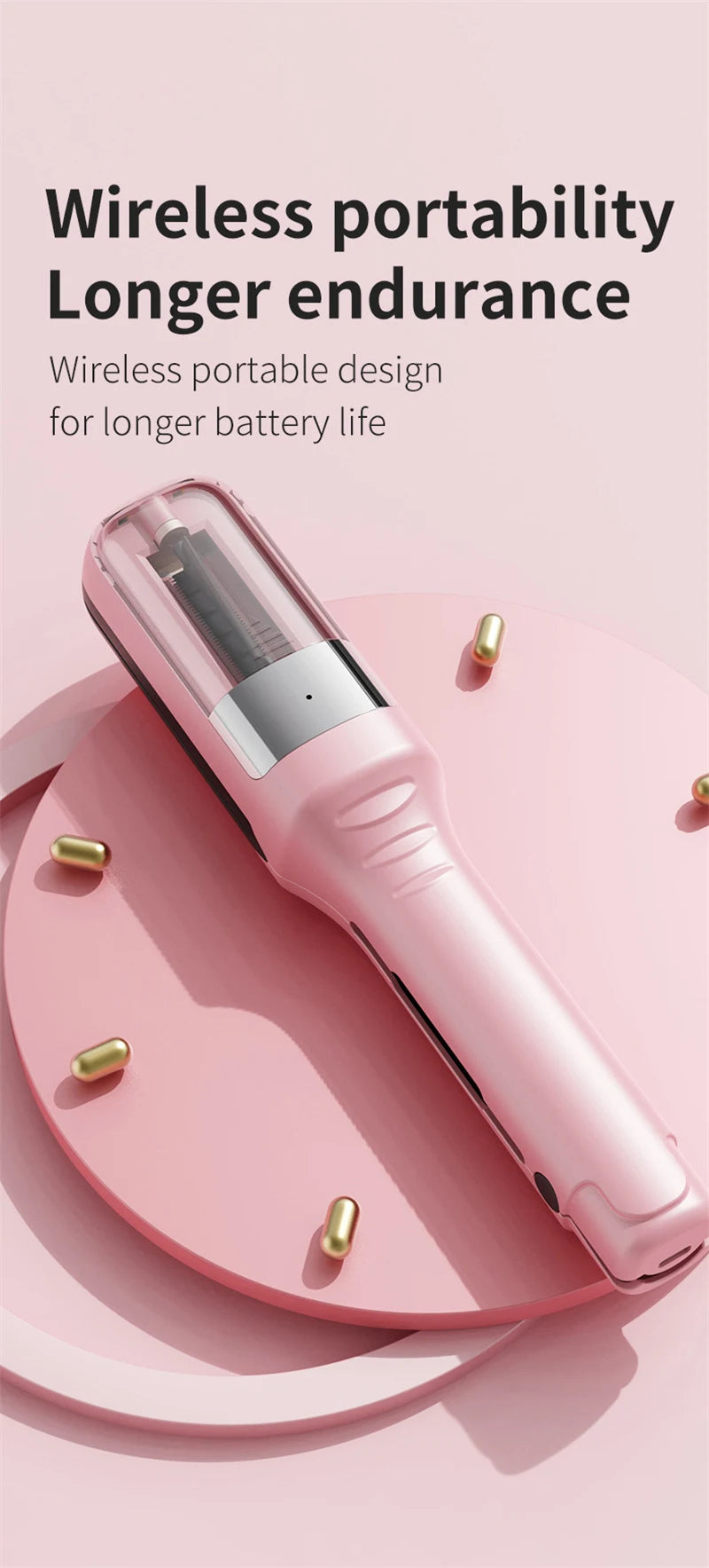 Recortador de puntas de cabello, removedor de puntas abiertas, cabello seco, dañado, quebradizo, automático profesional, para mujeres, máquina de corte de cabello inalámbrica