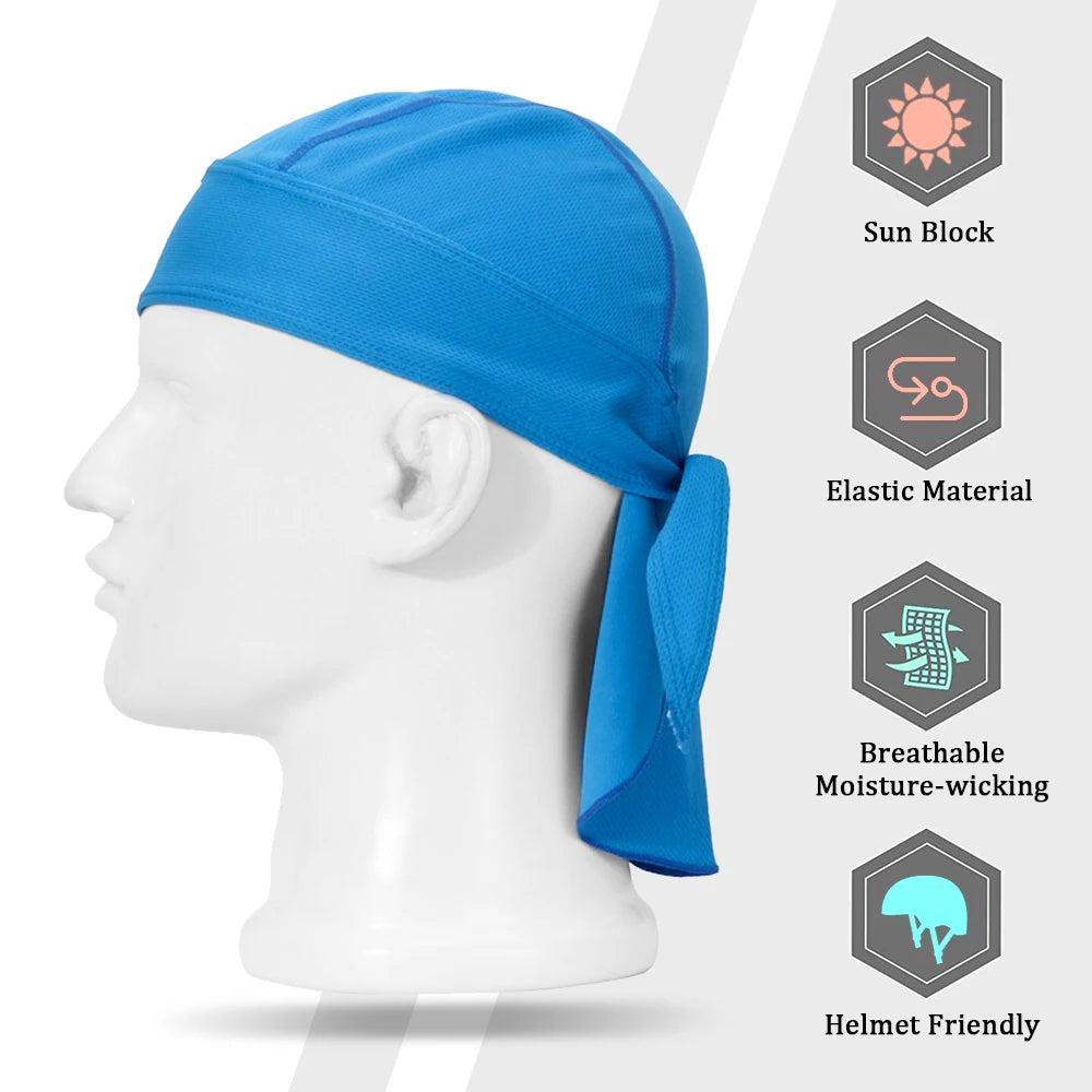 Cycling Headband Cap – Sweat-Wicking, Quick-Dry & Sun-Protective